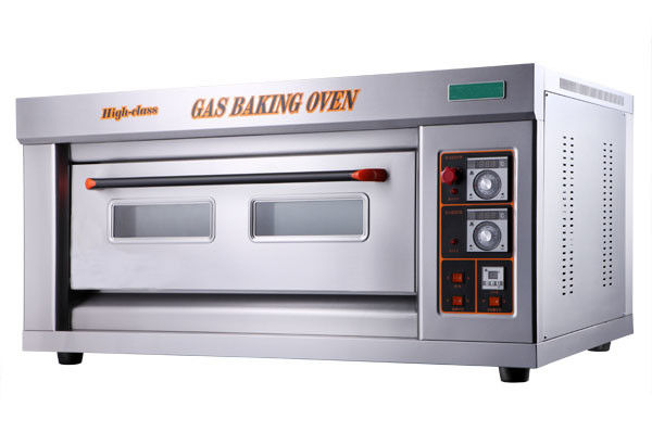 Gas Industrial Baking Oven 1 Deck 2 Tray  20 °C-400 °C For Western Cookies