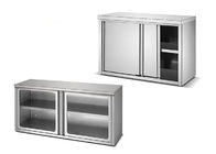 Sliding 1.5m Hanging Kitchen Cabinets With Glass Door
