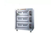 Stainless Steel 220V 180w 3 Deck Bakery Oven
