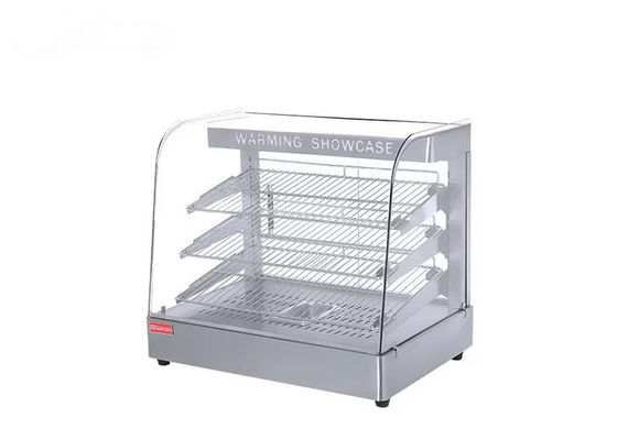 Energy Saving 600mm 1.3kw Food Warming Showcase