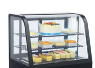 Stainless Steel R600a Refrigerant 100L Cake Showcase Refrigerator