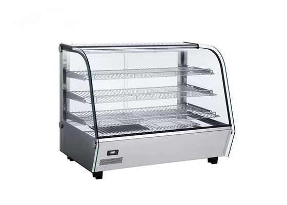 Stainless Steel 90 Centigrade 1100w Food Warmer Display Cabinet