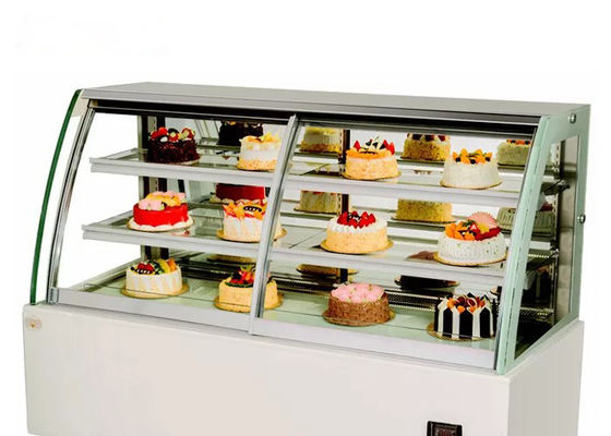 Artificial Stone Base 980w 2000mm Cake Display Fridge