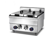 Frying 2 Tank 600mm Commercial Kitchen Cooking Equipment