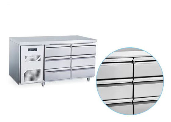 SS201 385W 300L Industrial Undercounter Fridge