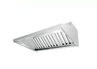 Natural Commercial Restaurant Hood , Heavy Duty Stainless Steel Kitchen Exhaust Hoods
