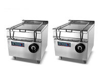12kw Stainless Steel Tilting Braising Pan Multiple Burners Electronic Ignition Hotel Kitchen