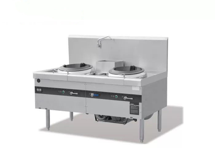 Gas Low Noise 65dB 2000Pa Commercial Chinese Cooking Equipment
