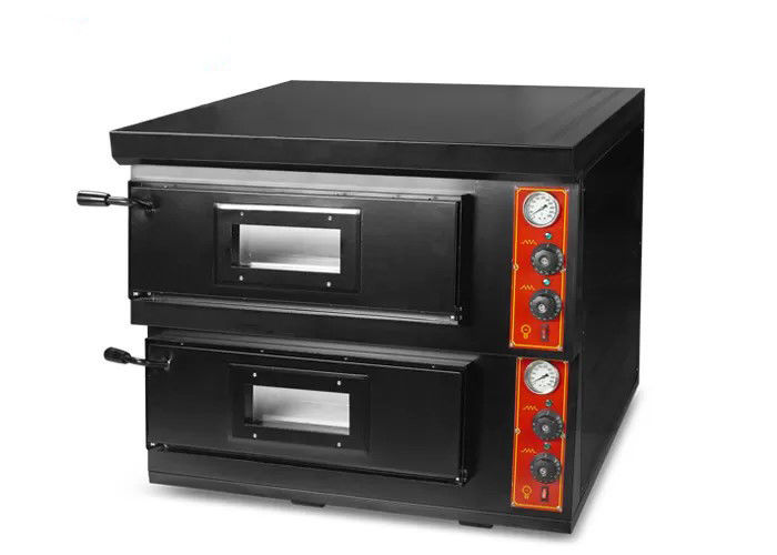 2 Decks Gas 2800pa 12kw Commercial Pizza Oven
