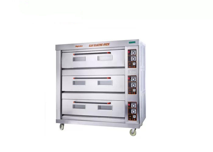 Three Decks 220V 210w Industrial Bakery Oven
