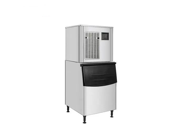 Flake Shape R404A Refrigerant 1450W Industrial Ice Block Machine