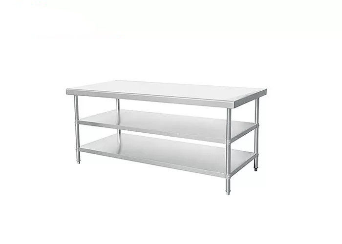 Firmness 3 Layers 2.03m Industrial Kitchen Tables