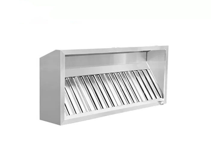 Restaurant Commercial Stainless Steel Catering Equipment Exhaust Hood 1800*1000*500mm